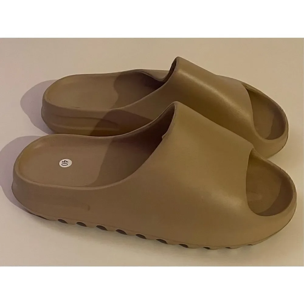 Unisex Rubber Slip On Sandals